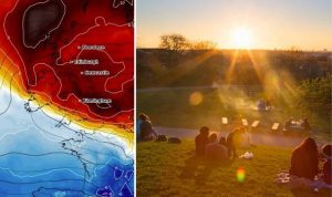 UK weather maps turn dark red as Iberian plume to bring days of glorious sunshine