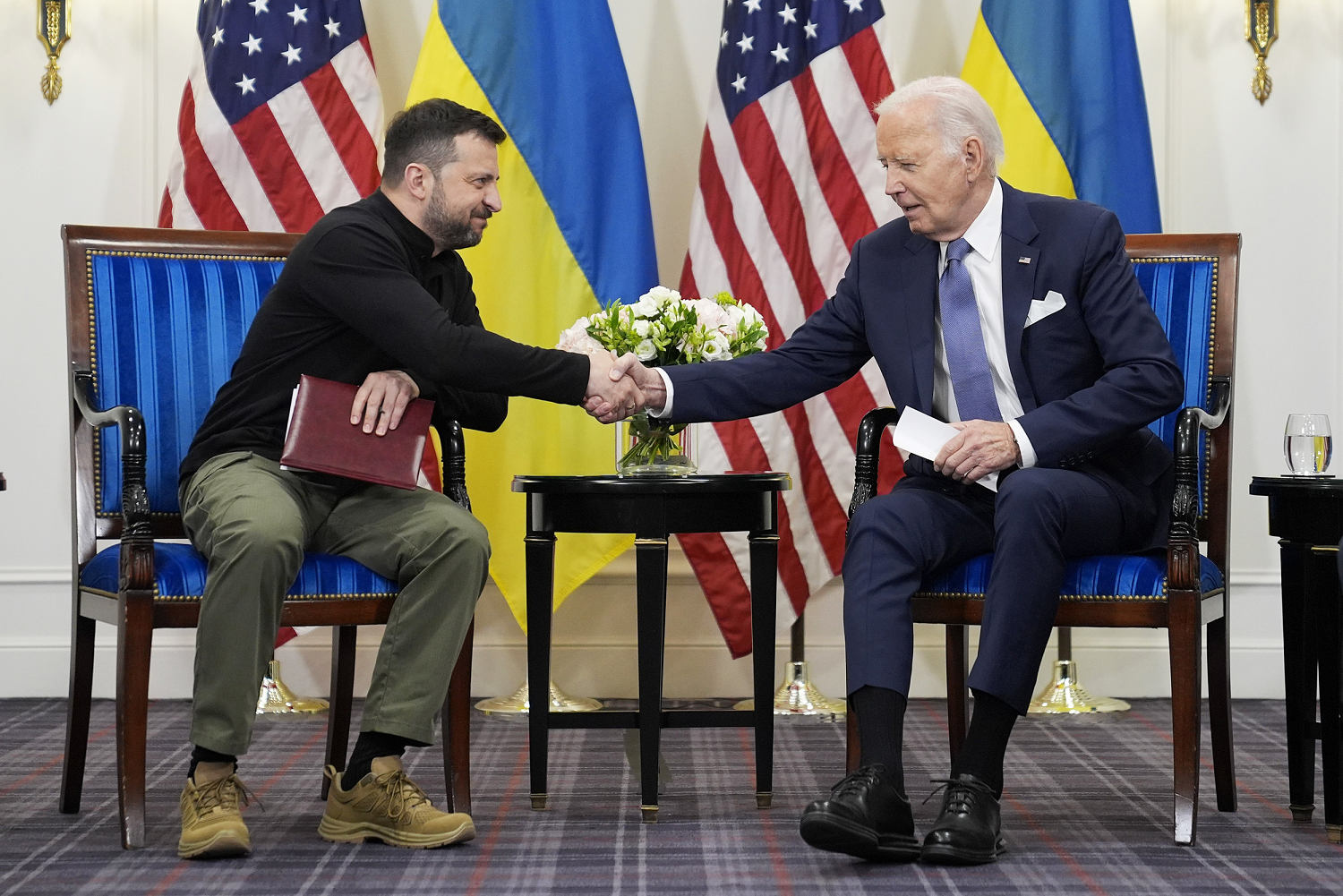 Biden apologizes to Ukraine for weapons delay that let Russia advance