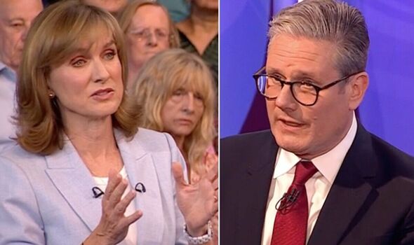 Fiona Bruce has audience in stitches as she skewers Keir Starmer on BBC Question Time