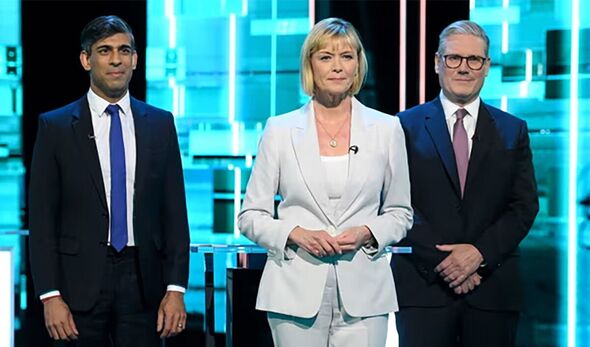 ITV viewers distracted during Sunak vs Starmer debate as set looks identical to game show
