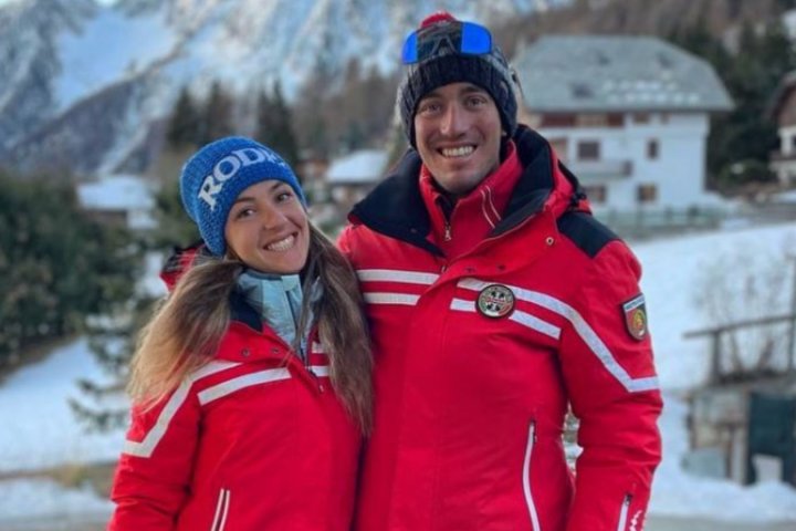 Pro skier, girlfriend die after 700-metre fall off mountain in Italian Alps
