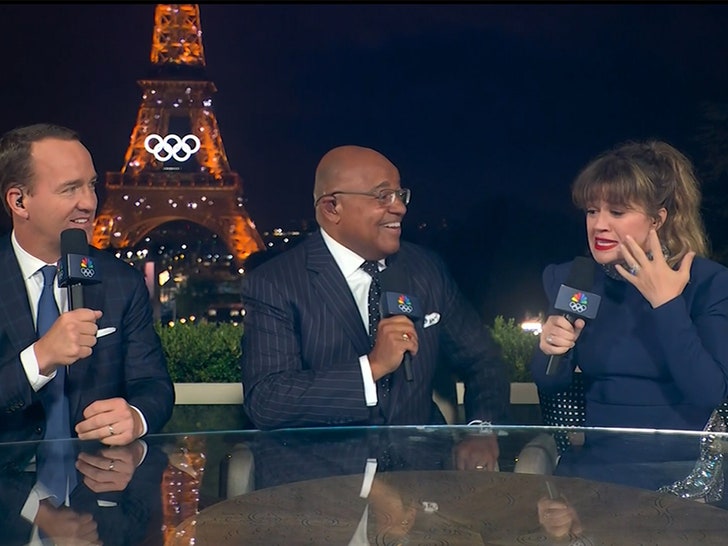 Kelly Clarkson Chokes Up After Celine Dion’s Performance at Paris Olympics
