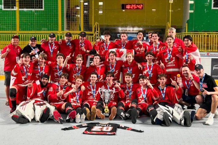 Team Canada rises above racist comment, wins world ball hockey championship