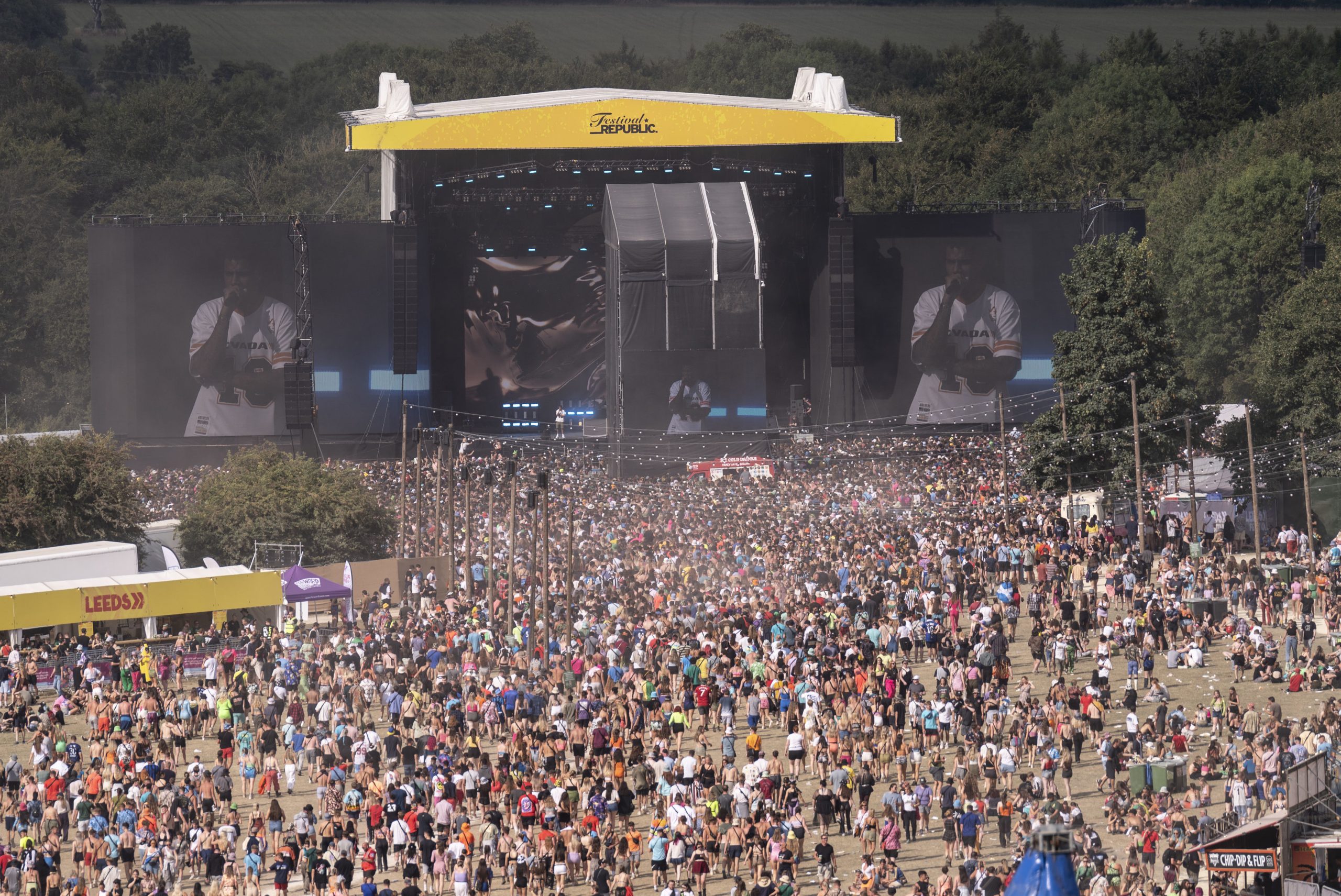‘It’s shocking’ rant Leeds Festival revellers after TWO stages are closed and star pulls out amid weather chaos