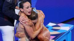 Shortman and Thorpe win historic artistic swimming medal