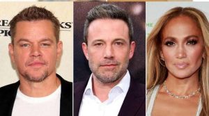Jennifer Lopez and Matt Damon have intimate chat at Unstoppable afterparty