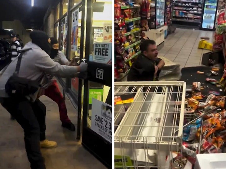 7-Eleven Clerk Fights Back Against Mob in Video of Takeover Robbery