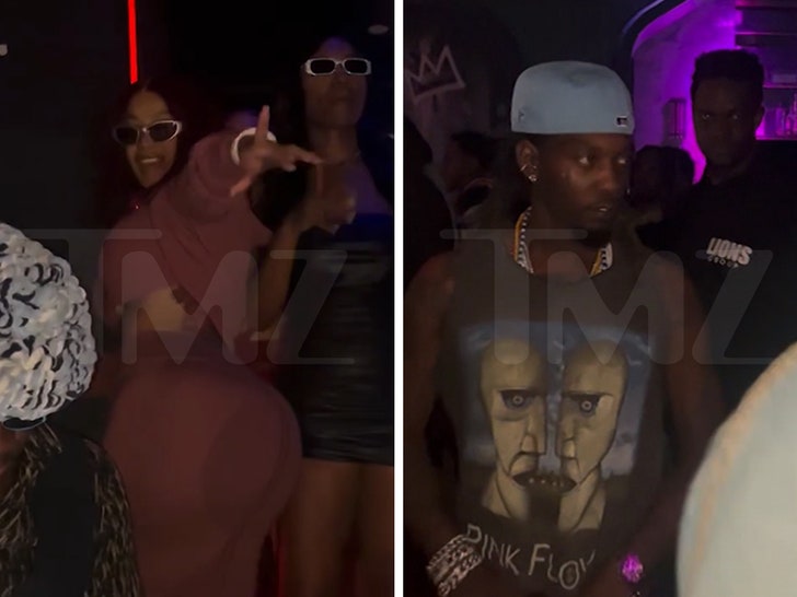 Cardi B and Offset Party At NYC Club Amid Bitter Divorce Battle