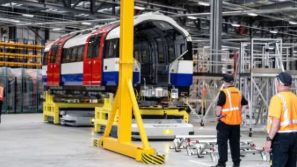 Huge £200m factory opens in town that will make London Underground journeys faster