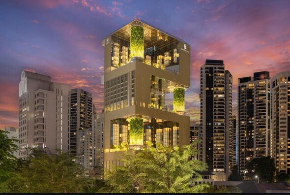 Inside world’s ‘best skyscraper’ that’s half JUNGLE and got its own waterfall