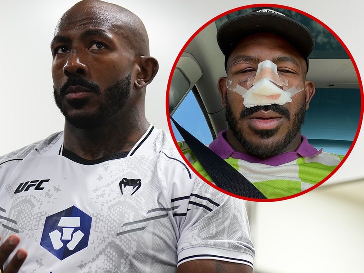 Khalil Rountree Shares Post-Nose Surgery Selfie Following UFC 307 Loss