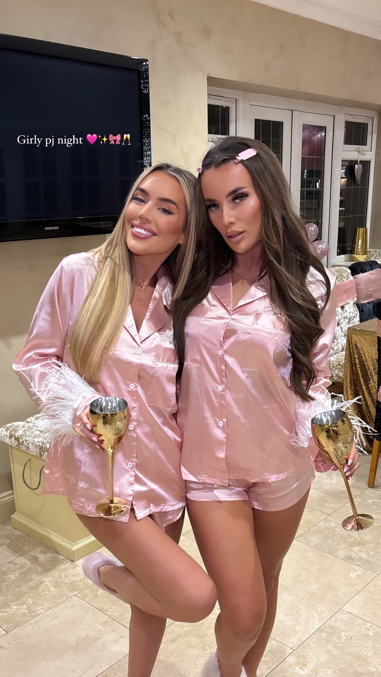 Love Island star sparks feud rumours as one Islander is missing from glam girls’ night