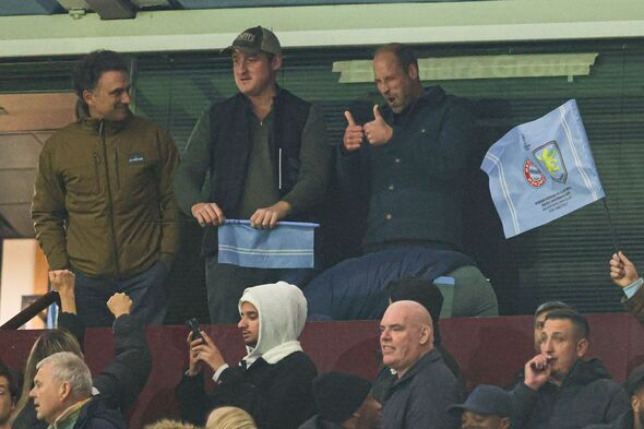 Prince William overjoyed as beloved Aston Villa score incredible Champions League win