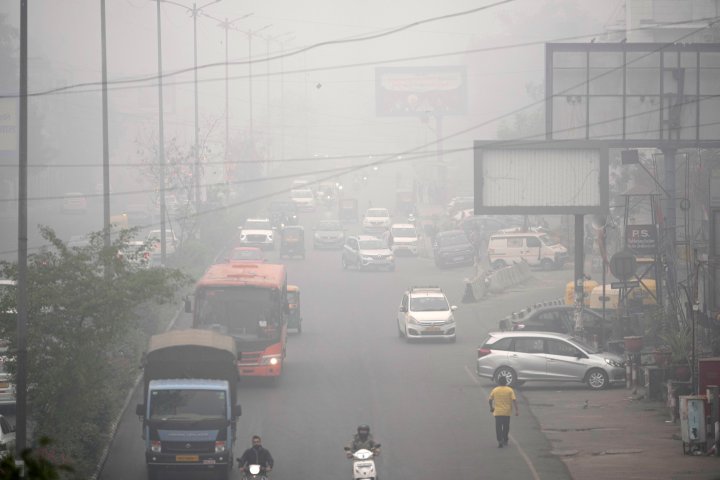 India’s capital sees air pollution hit 50 times the safe limit