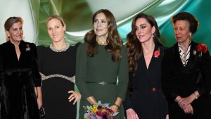 Royal Style Watch: Princess Kate’s cinched gown and Zara Tindall’s sculpted cocktail dress