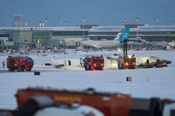 Chilling Delta Toronto plane crash audio shows 4 word panic as aircraft burst into flames