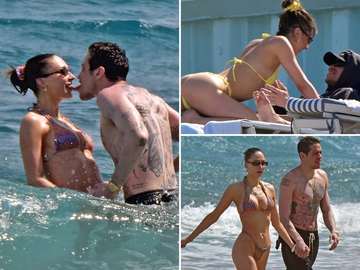 Pete Davidson & New Girlfriend Make Out on Beach After Relationship Reveal