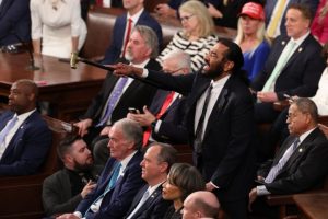 ‘This is not normal’: Acts of protest at Donald Trump’s address