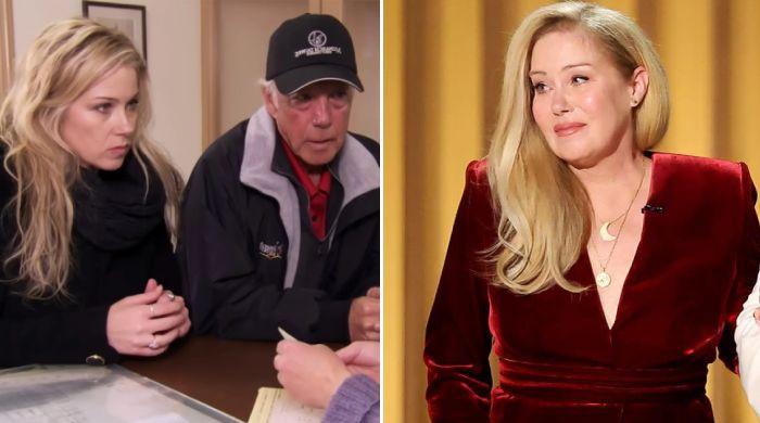 Christina Applegate breaks down as she reveals her father’s death on podcast
