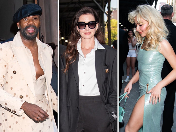 Colman Domingo, Anne Hathaway, Sabrina Carpenter Step Out for Pre-Met Gala Party