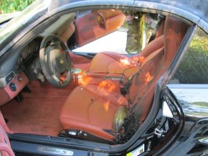 Diddy Prosecutors Release New Pics of Porsche Fire Damage as Trial Exhibits