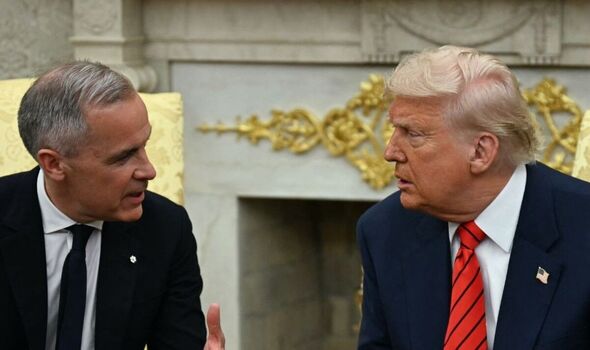 Donald Trump slapped down by Mark Carney in White House clash – ‘Canada is not for sale!’