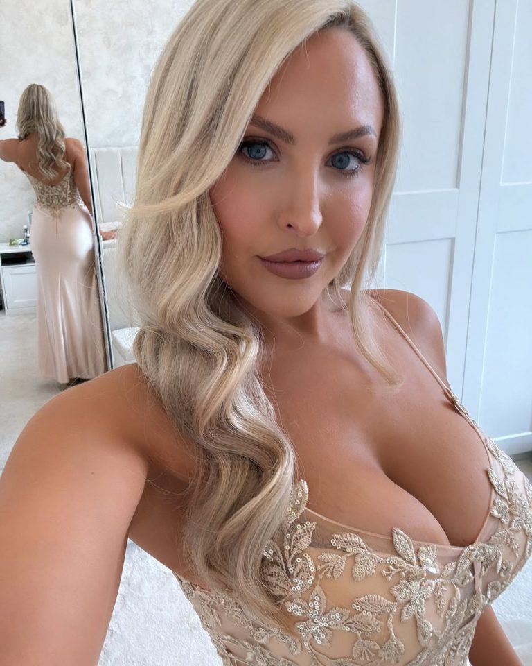 Emma Louise Jones called ‘most beautiful woman in country’ as she risks major wardrobe malfunction in see-through dress