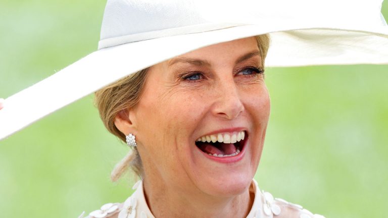 Duchess Sophie stuns in ‘showstopping’ wedding anniversary dress at Ascot