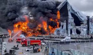 Tomorrowland festival’s main stage in flames after fireworks heard