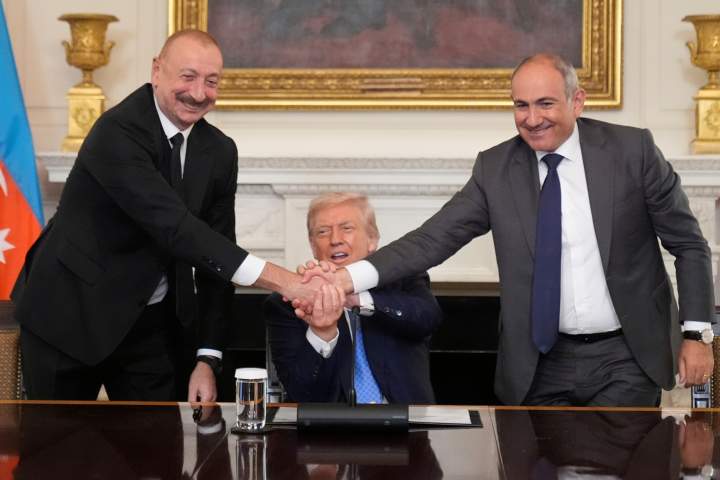 Armenia, Azerbaijan strike peace deal with transit route named after Trump