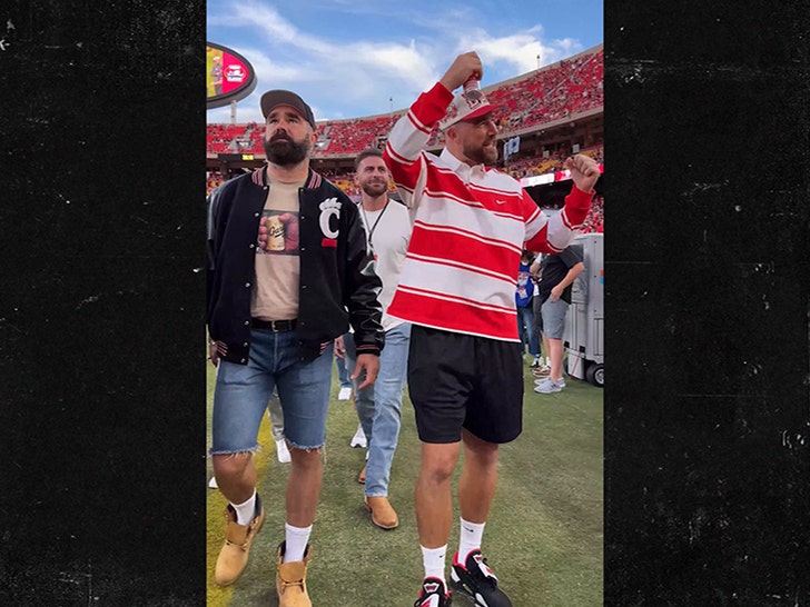 Travis Kelce & Taylor Swift Attend College Football Game After Getting Engaged