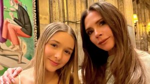 Harper Beckham’s Paris Fashion Week dress is unlike anything we’ve seen her wear