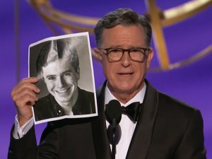 Stephen Colbert Brings Résumé to Emmy Awards Amid CBS Firing