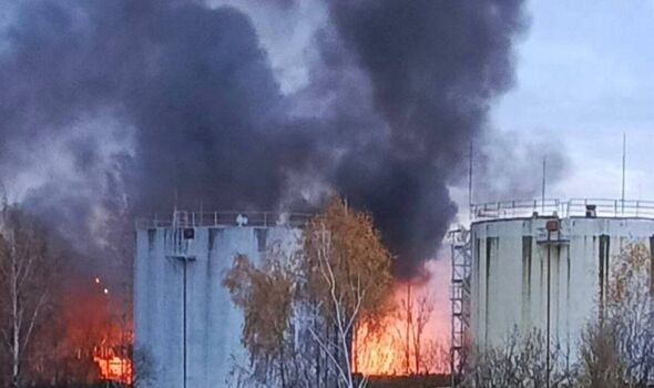 Putin reeling as Moscow burns after ferocious Ukraine drone attacks Putin reeling as Moscow burns after ferocious Ukraine drone attacks
