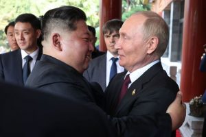 Putin sends ‘brotherly regard’ to North Korea’s Kim Jong-un in chilling warning to West Putin sends ‘brotherly regard’ to North Korea’s Kim Jong-un in chilling warning to West