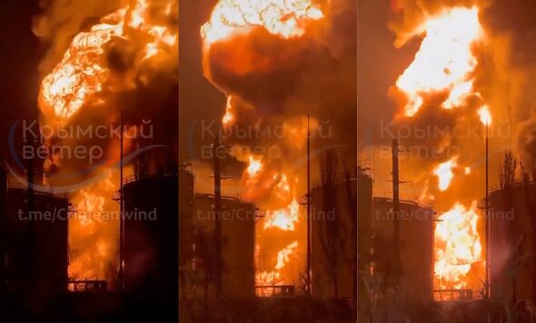Ukraine launches ‘biggest drone attack of the war’ on Russia as oil depot explodes