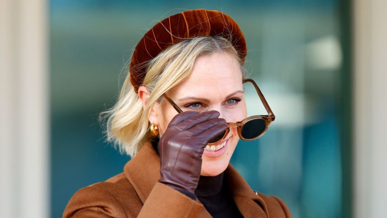 Zara Tindall oozes glamour in sumptuous £400 waist-cinching coat