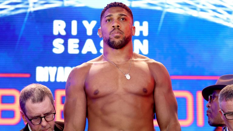 Anthony Joshua slapped with weight limit for first time for Jake Paul fight and forced to undergo body transformation
