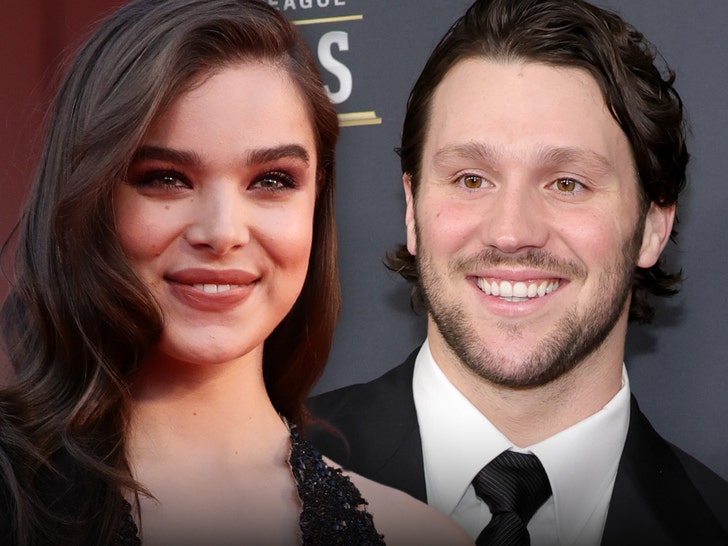 Hailee Steinfeld Supports Josh Allen at Jersey Retirement Ceremony