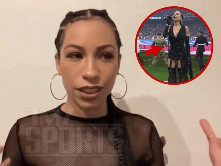 National Anthem Singer, Criticized Over ‘Stripper Look,’ Says NFL Approved Outfit