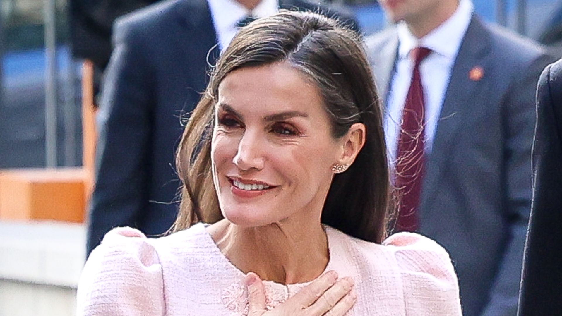 Queen Letizia channels ‘vitality’ in Barbie pink midi dress straight off the runway