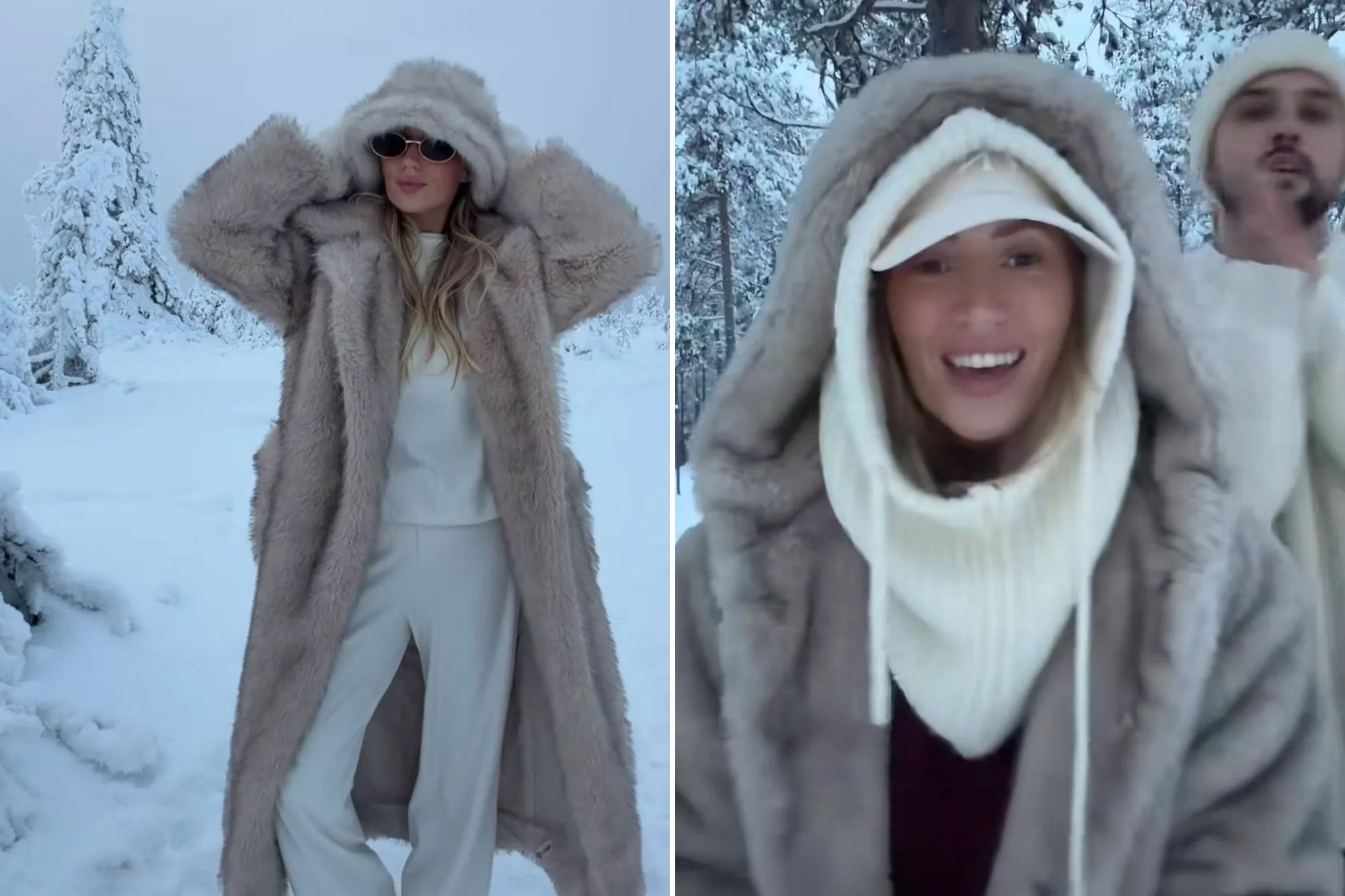 Elle Swift trolled for ‘magical’ Lapland holiday without her 3 kids as people say ‘you should’ve stayed child free’