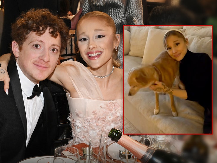 Ethan Slater Celebrates Christmas Holiday with Ariana Grande