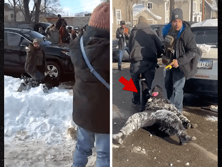 ICE Agents Drag Pregnant Woman on Minneapolis Street, on Video