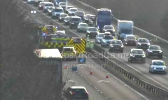 M11 traffic LIVE: Huge crash near busy UK airport sparks 2 hour delays