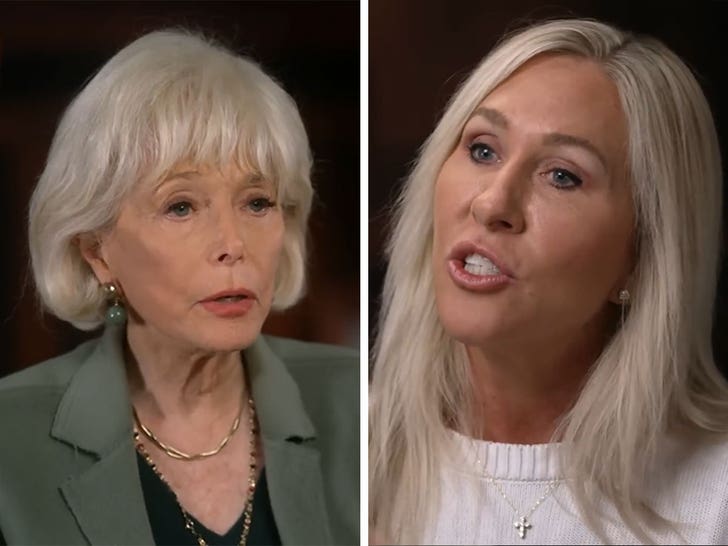 Marjorie Taylor Greene Clashes With Lesley Stahl Over Political Toxicity