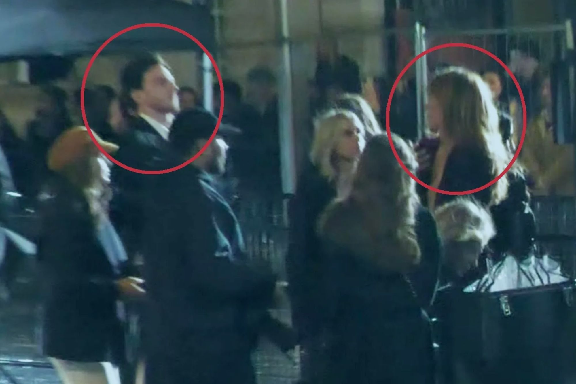 Moment Arsenal star Declan Rice tries to HIDE as he arrives in taxi with Cat Deeley for Fashion Awards