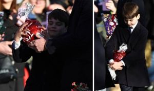 Prince Louis steals the show in cheeky moment with dad William