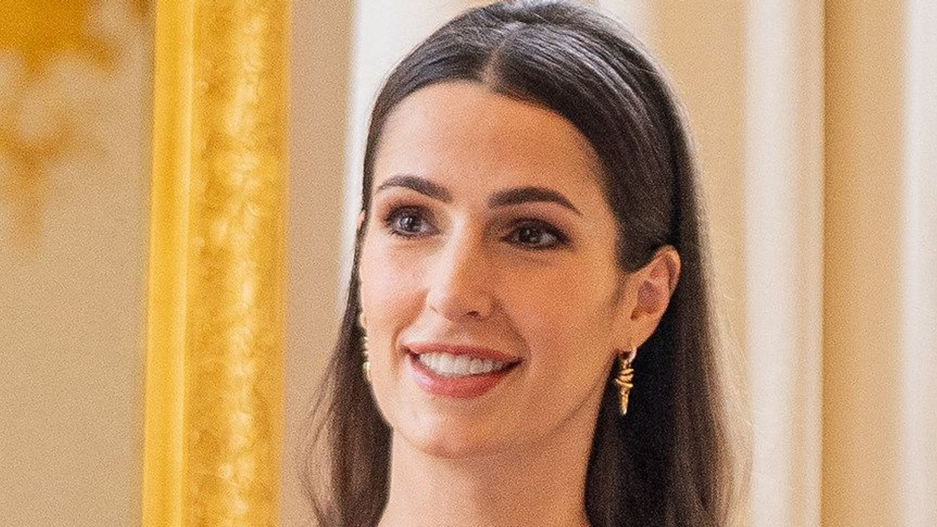 Princess Rajwa showcases glossy caramel curls following family portrait appearance