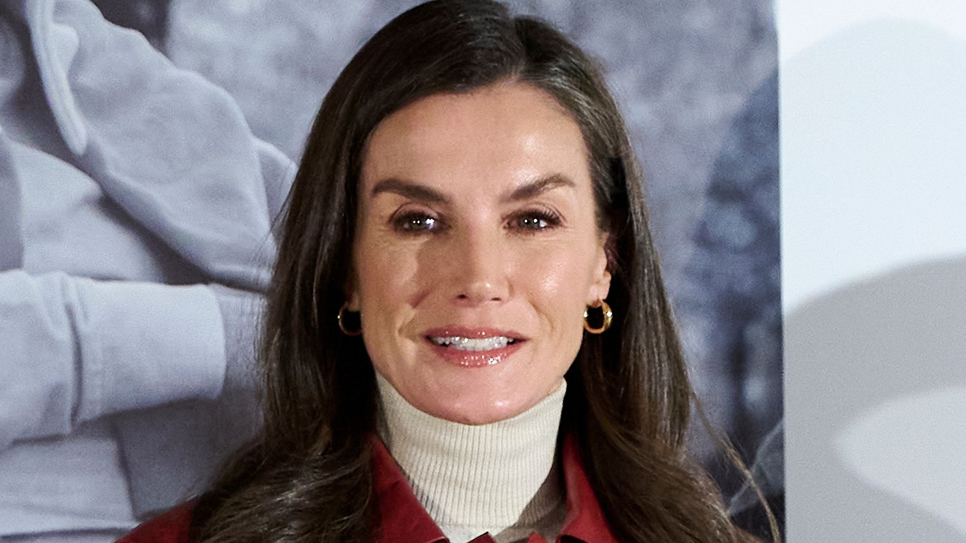 Queen Letizia schools us on how to style red hot leather in your 50s